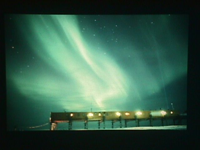 Aurora over Halley