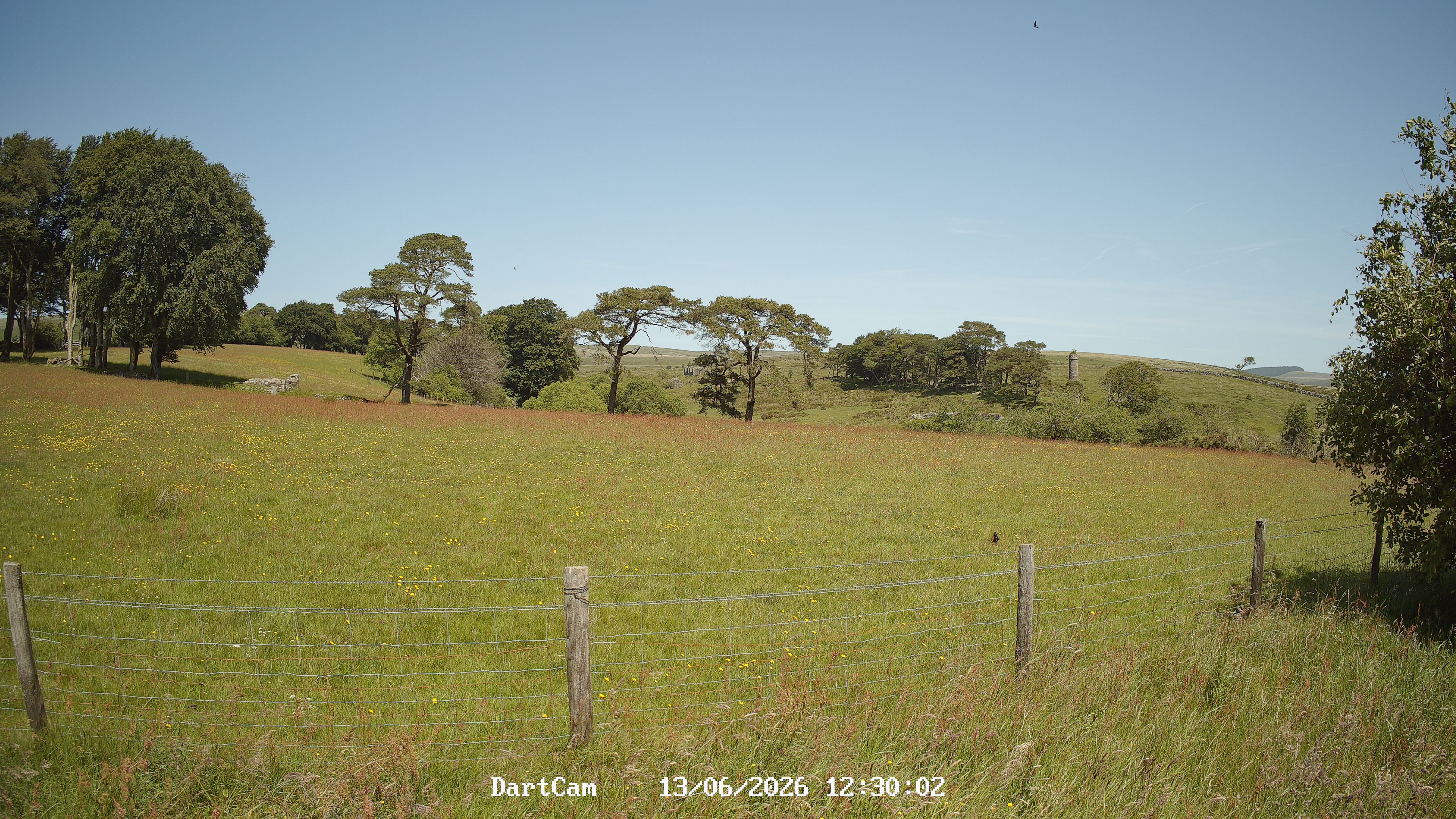 The Dartmoor web cam at Powdermills, Postbridge