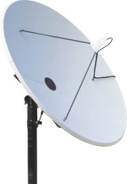2.4m parabolic dish antenna