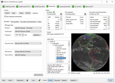 Dartcom Geostationary Ingester software