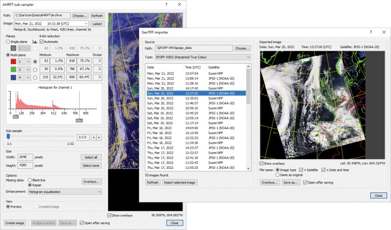 Processing Software for HRPT, AHRPT, DMSP - iDAP/MacroPro Software ...