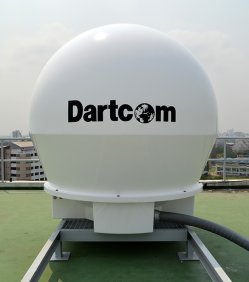 Dartcom X/L-Band EOS System antenna