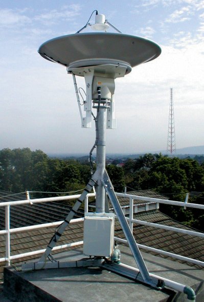 Dartcom 1.2m land-based antenna
