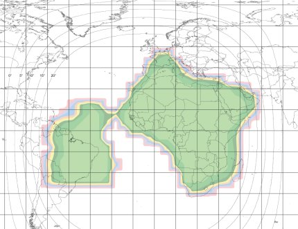 EUMETCast C-Band service availability – 1.8m antenna