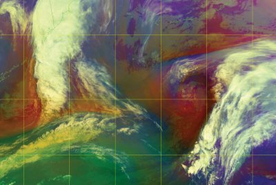 Airmass RGB product created using iDAP