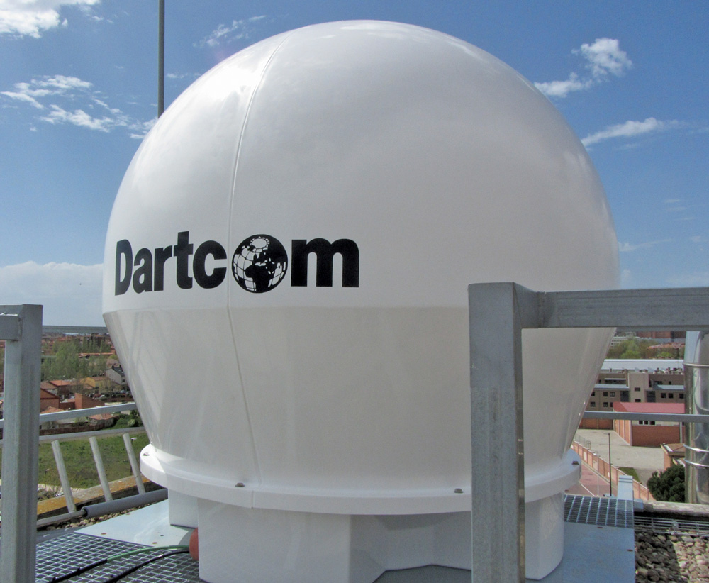 Antenna of the 1.5m HRPT/MetOp Satellite Ground Station, its