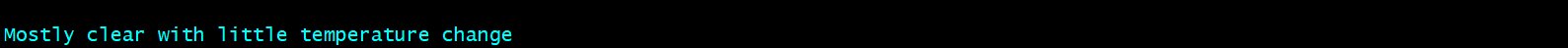 Forecast