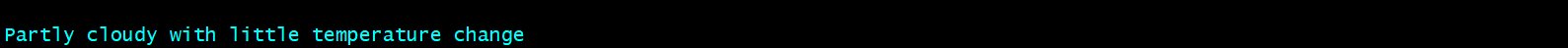 Forecast